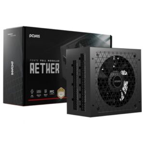 FONTE GAMER PCYES AETHER 1000W FULL MODULAR CYBENETICS GOLD PCIE 5.0 ATX 3.1-1000WFMG