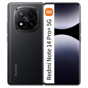 Smartphone Xiaomi Redmi Note 14 Pro+ Plus 5G Preto 12GB RAM 512GB ROM NFC Modelo 24115RA8EG
