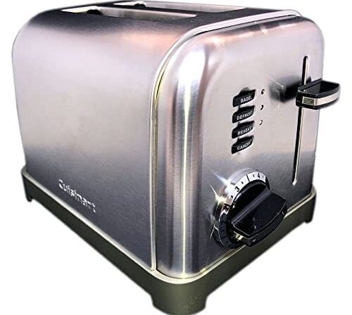 Torradeira Cuisinart Classic CPT-160BR 6 Níveis de Tostagem 1000W 110V Inox