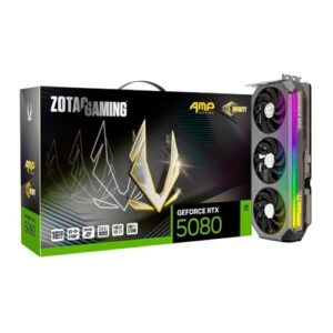 PLACA DE VIDEO NV RTX5080 16GB AMP EXTREME INFINITY GDDR7 256BITS ZOTAC ZT-B50800B-10P