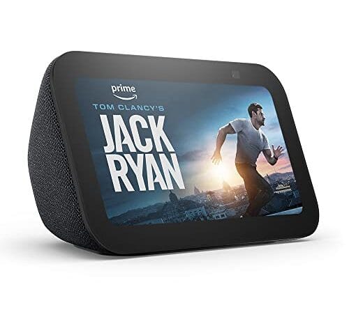 Echo Show 5 (Geração mais recente) | Smart display com Alexa, graves 2x mais potentes e som mais nítido | Cor Preta