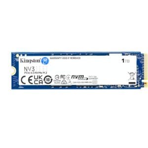 SSD Kingston NV3 1TB M.2 2280 NVMe Gen4, Desempenho e Eficiência para Upgrade de PC – SNV3S/1000G