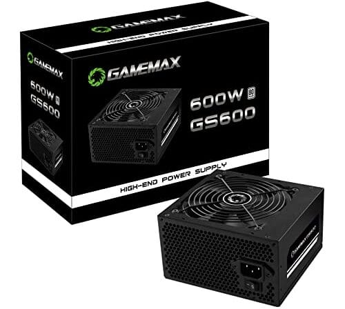 Fonte Gamemax Gs600 600w 80 Plus White Pfc Ativo Preta