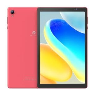 PRITOM Tablets de 10 polegadas, tablet Android 14 TAB10, Quad-Core, WiFi 6, 32 GB, 6000mAh, tela HD IPS, câmera dupla, Bluetooth (rosa)