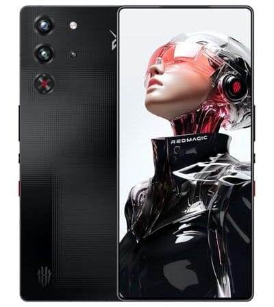 REDMAGIC 10S Pro Smartphone, Celular para Jogos 144Hz, Android 5G, 12GB RAM + 256GB ROM, Snapdragon 8 Elite Leading Version, Tela AMOLED 1.5K de 6.85", Câmera de 50MP, Celular Desbloqueado Nightfall