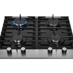 FISCHER COOKTOP À GÁS 4 BOCAS PLATINIUM MESA VIDRO PRETO 33800-92121