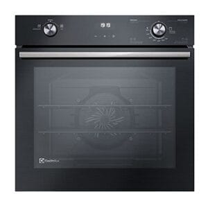 Forno de Embutir Electrolux a Gás 80L Efficient com PerfectCook360 Preto OE8GH 220v