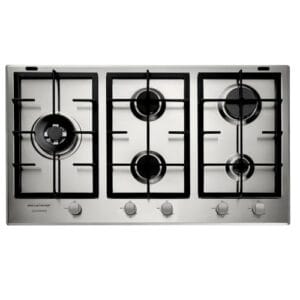 Cooktop 5 bocas Brastemp Gourmand Inox com duplachama e trempe com ferro fundido - BDK90DR 220V