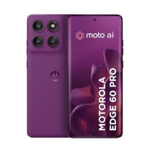 Smartphone Motorola Edge 60 PRO 5G - 256GB 24GB (12GB RAM+12GB Ram Boost) Tela Quad-Curve moto AI 50MP Sony Camera ultrarresistencia militar IP68 + IP69 - Violeta