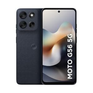 Smartphone Motorola Moto g56 5G - 256GB 24GB (8GB RAM+16GB Ram Boost) e 50MP Sony Lytia 600 Camera Ultrarresistencia militar IP68 + IP69 - Grafite