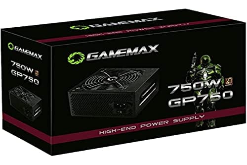 Fonte Gamemax Gp750 750w 80 Plus Bronze Pfc Ativo Preta