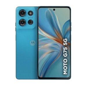 Smartphone Motorola Moto g75 5G - 256GB 16GB (8GB RAM+8GB Ram Boost) e 50MP Sony Lytia 600 Camera Moto AI Ultrarresistencia militar - Azul