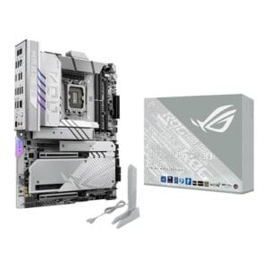 ASUS ROG Maximus Z890 Apex, Placa Mãe Intel ATX, 22+1+2 Fases de Energia, DDR5, PCIe 5.0, GPU de Nova Geração, 6 Slots M.2, WiFi 7, Overclocking AI, Slot PCIe Q-Release Slim