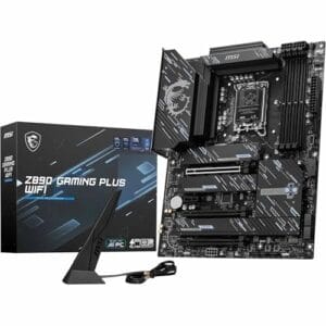 Placa Mãe MSI Z890 GAMING PLUS WIFI 7 (LGA 1851/4xDDR5/HDMI/DisplayPort/M.2/USB 4)