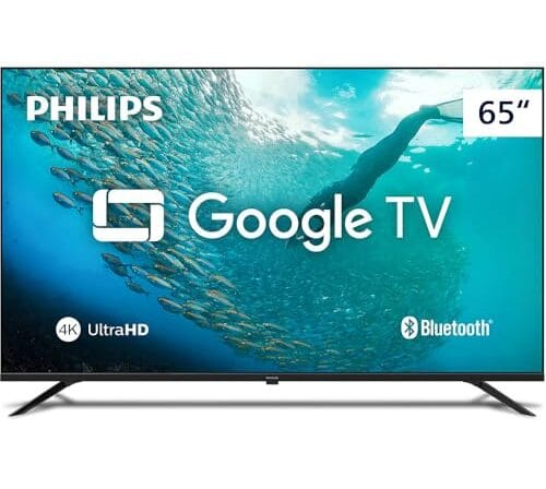 PHILIPS, Smart TV, 65'' 4K UHD, 65PUG7019/78, Google TV, Comando de Voz, HDR