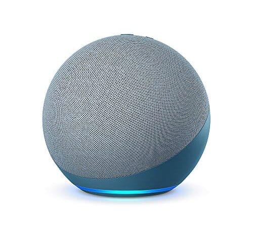 Echo com Alexa (Geração mais recente): Com som premium e hub Zigbee de casa inteligente - Cor Azul