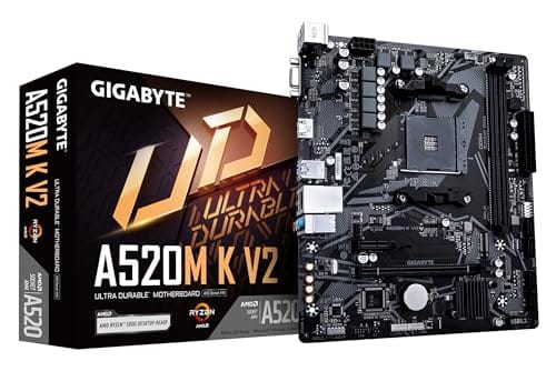 PLACA MAE GIGABYTE A520M K V2 (REV. 1.0) CHIPSET AMD A520 AM4, MATX, DDR4 - A520M K V2 1.0