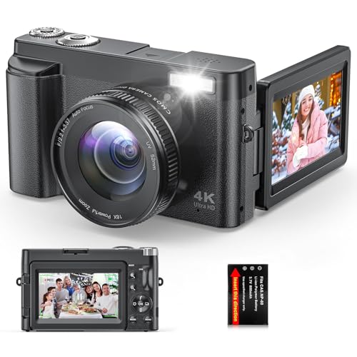 Camera Fotografica, Zoom de 16x Camera Digital, Sensor de Imagem Cmos Cybershot, 8 Megapixel Camera Fotografica Digital, Camera Cybershot, Cyber Shot, Maquina Fotografica, Camera 4k