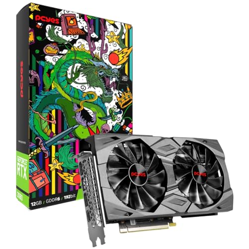 GPU NVIDIA GEFORCE RTX 3060 12GB DDR6 192 BIT GRAFFITI SERIES FULL SIZE DUAL FAN - PGS3060FS192