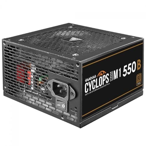 Fonte de Alimentação Gamdias Cyclops M1-550B - 550W, 80 Plus, Bronze, PFC Ativo, S/Cabo