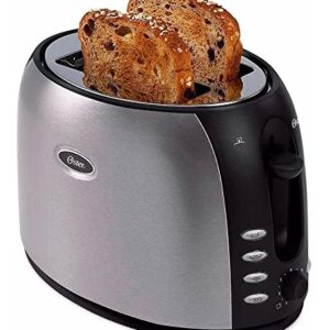 Oster 2-Slice Toaster, Brushed Stainless Steel (TSSTJC5BBK)
