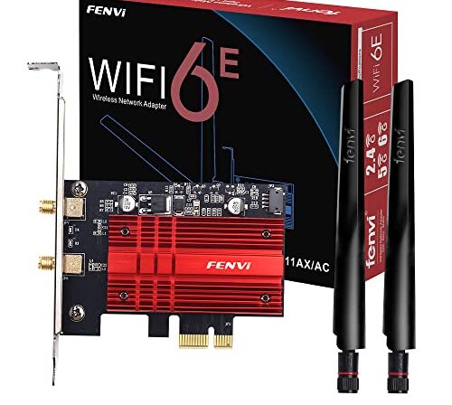 Placa de rede WiFi 6E AX210 PCI-E WiFi BT5.3 160MHz Tri-Band expande WiFi para 6GHz/5GHz/2,4GHz 5400Mbps Gigabit AX210ngw Desktop PC PCIe adaptador sem fio WiFi 6E 802.11ac ax MU-MIMO para Windows