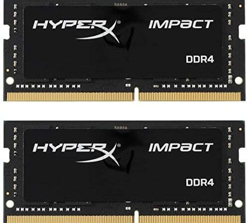 HX432S20IBK232 - Kit de Memórias HyperX Impact de 32GB (2 x 16GB) SODIMM DDR4 3200Mhz 1,2V para notebook