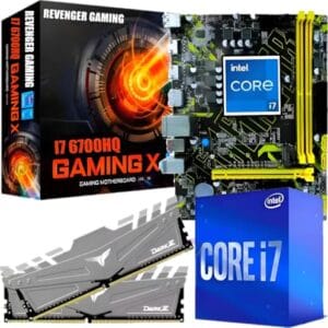 KIT UPGRADE GAMER DDR4 - I7 4.0GHZ + PLACA MÃE + 32GB RAM (8GB DDR4)