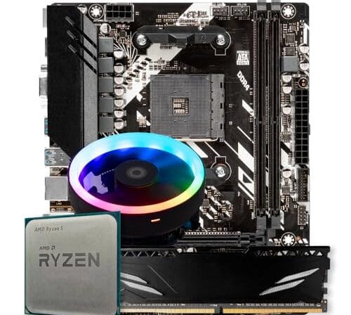Kit Upgrade Gamer AMD Ryzen 5 3400G | Radeon Vega 8 Graphics | Placa-Mãe B450M | 8GB RAM DDR4