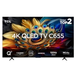 Smart TV TCL 55 Polegadas QLED 4K C655 WiFi Bluetooth Google TV HDR10+ Subwoofer Dolby Atmos 55C655