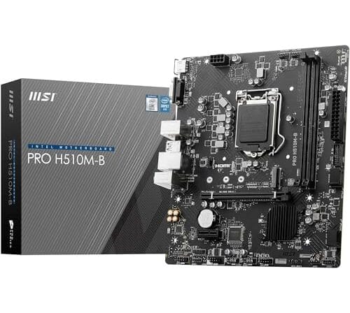 Placa Mãe MSI PRO H510M-B (LGA 1200/2xDDR4/HDMI/VGA/M.2/USB 3.2)