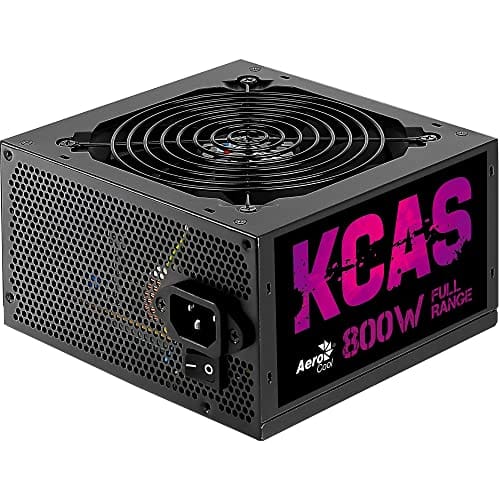 Fonte Gamer ATX KCAS 800W PFC Ativo 80 Plus Bronze Aerocool