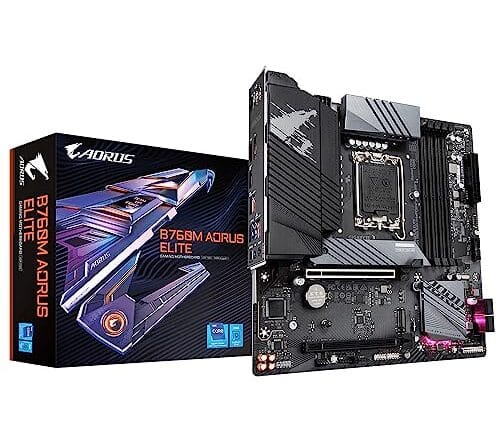 Placa Mãe Gigabyte B760M AORUS ELITE (rev. 1.0), LGA 1700, DDR5