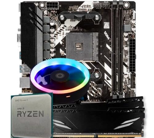 Kit Upgrade Gamer, AMD Ryzen 5 3400G | Radeon Vega 8 Graphics | Placa-Mãe B450M | 16GB RAM DDR4