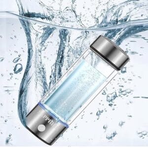 Garrafa de água de hidrogênio SAPPHIRE - Tecnologia avançada SPE e PEM de 5ª geração 2024 | Gerador de garrafa de água de hidrogênio portátil e recarregável | Sem cloro e ozônio | Aço inoxidável 400