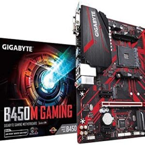 PLACA-MÃE GIGABYTE B450 GAMING, AM4 2XDDR4(MÁX 64GB),4 SATA,1 M.2, HDMI/VGA/DVI-D 2XUSB 3.2, 4XUSB 2.0