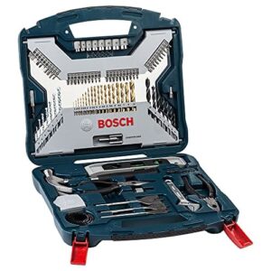 Bosch Kit de pontas e brocas em titânio X-Line com 103 peças