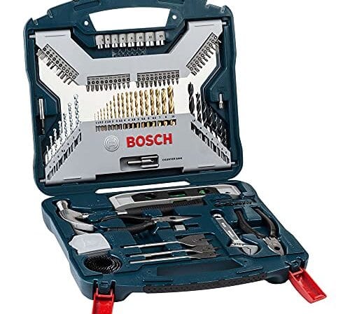 Bosch Kit de pontas e brocas em titânio X-Line com 103 peças