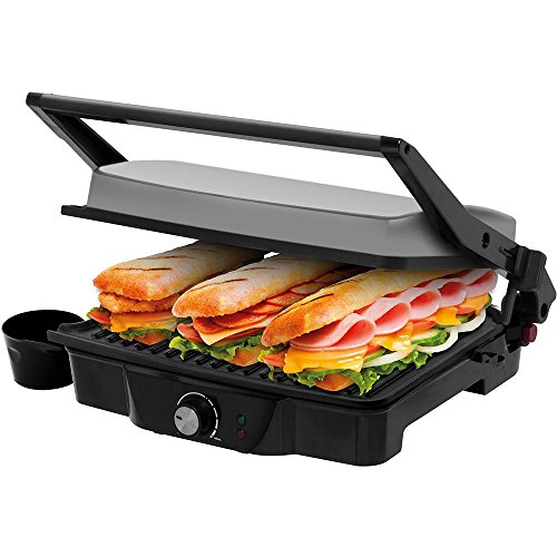 Grill, Press 180, 1400W, Preto, 110v, Britânia