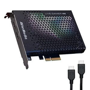 Avermedia Placa Captura Gc573 Placa Captura Vídeo Pcie Avermedia Live Gamer 4k - Gc573, Preto - Windows