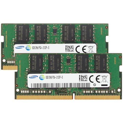 Samsung 16GB (2x8GB) DDR4 2133MHz PC4-17000 (PC4-2133P) CL15 SODIMM 2Rx8 Dual Rank 1.2V 260-Pin Laptop, Notebook RAM Memory