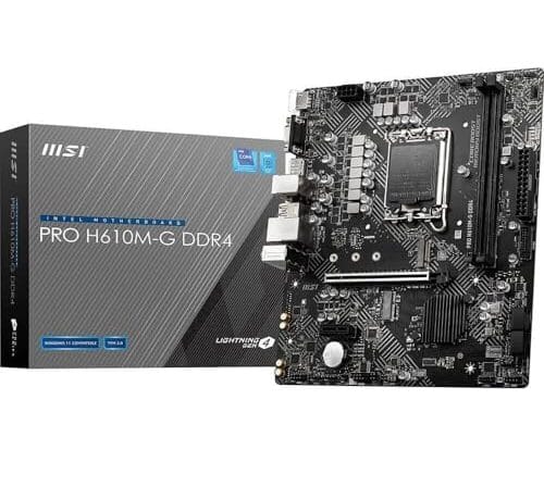 Placa Mãe MSI PRO H610M-G (LGA1700 /2xDDR4/HDMI/VGA/DP/M.2/USB 3.2)