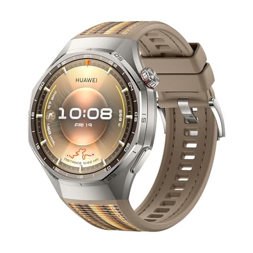 Smartwatch, HUAWEI WATCH GT 6 Pro 46mm, Bateria com Autonomia de Até 21 Dias, Mais de 100 Modos Esportivos, Corrida de Trilha, Ciclismo, Análise de ECG, Compatível com iOS e Android, GPS, Marrom