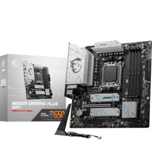 Placa Mãe MSI B650M GAMING PLUS WIFI (AM5/4xDDR5/HDMI/DisplayPort/M.2/USB 3.2)