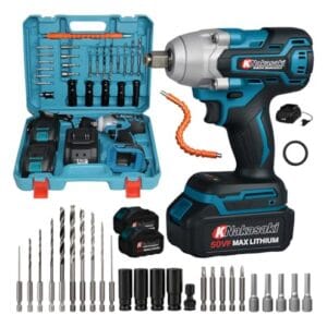 Chave De Impacto Parafusadeira Furadeira A Bateria Brushless Lítio 50V