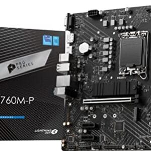 Placa Mãe Msi Pro B760m-p, DDR4, Chipset B760, Intel, LGA 1700, ATX, HDMI, Displayport, VGA, M.2