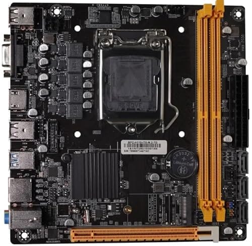 BrazilPC Placa-Mãe H110, LGA 1151, DDR4, Suporte 7ª/8ª/9ª Geração Intel, HDMI/VGA, M.2 NVMe, Rede Gigabit