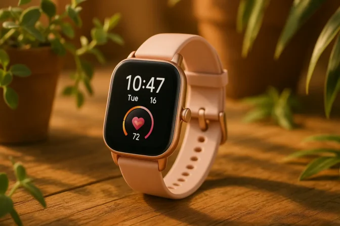 Melhor smartwatch da Amazfit com design leve e conforto