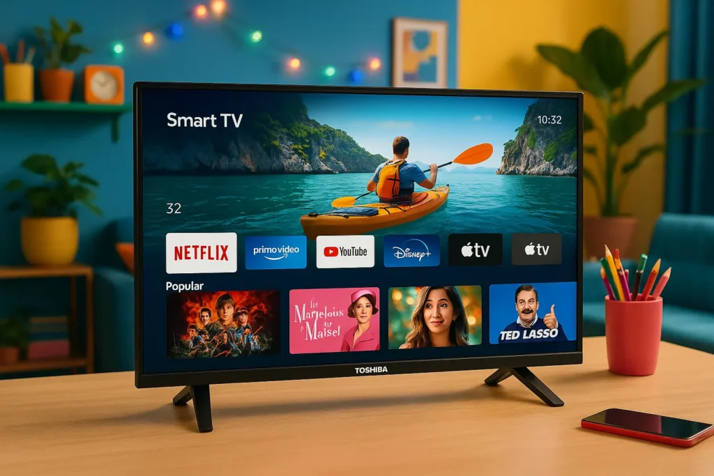 Guia rápido: 6 Toshiba 32 smart TV com recursos avançados