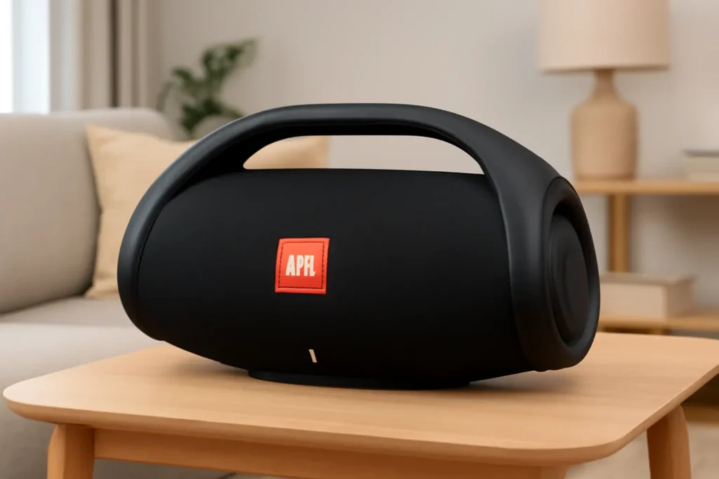 6 caixas de som JBL Boombox prontas para viagem com bateria duradoura